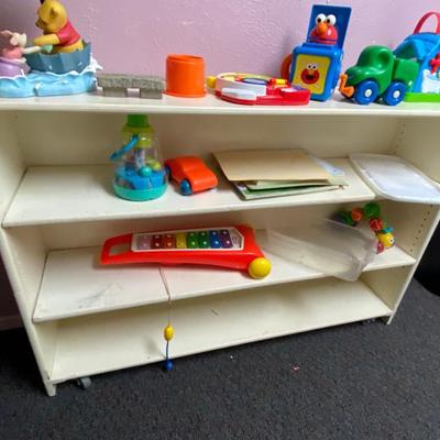Bookshelf toys