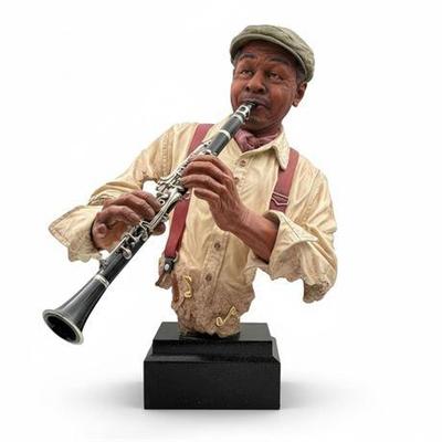 Lot 001  
Willitts Designs Bourbon Street Serenade, Clarinet Player