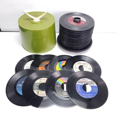 Vintage Vinyl: Rock, Pop & R&B 45s In Disk-Go-Case