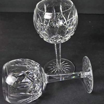 Waterford Crystal “Lismore” Balloon Wine Glasses