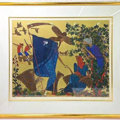 Shlomo Katz Signed & Numbered Print “Ruth & Boaz”