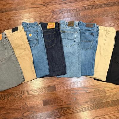 Levi’s, Carhartt, Lee, Buffalo, & More Men’s Pants - Size 34x32