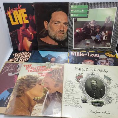 Vintage Vinyl: Country Including Willie Nelson, Hank Williams Junior & More