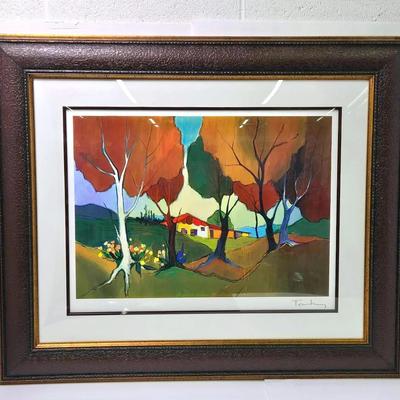 Itzchak Tarkay Print “Jamestown Cottage”