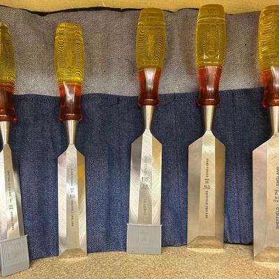 Sheffield England 11-Piece Chisel Set