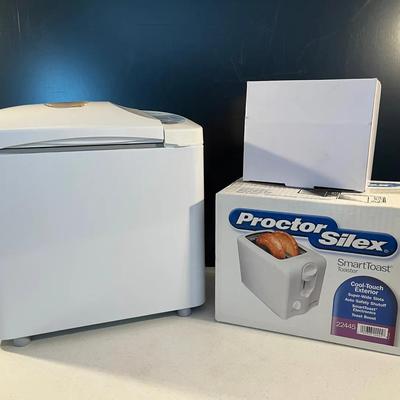 Panasonic Automatic Bread Maker & Proctor Silex SmartToast 2-Slice Toaster