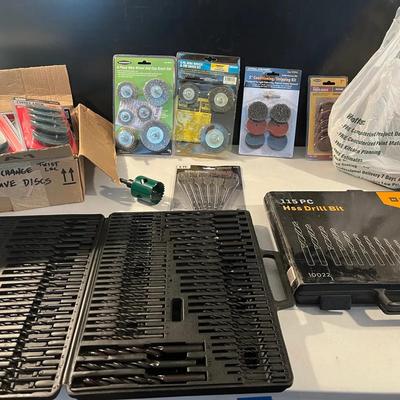 Hiltex 115-Piece High-Speed Steel (HSS) Drill Bit Set, Wood Boring Spade Bit Set, Hole Saw & More