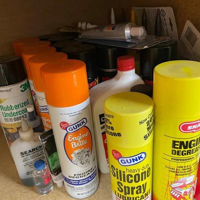 Degreasers Grease Gun Silicone Spray Cleaners Mystery Lot
