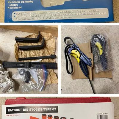 Hub Grappler Ratchet Die Stocks 3-in-1 Service Kit Grip Wrenches 