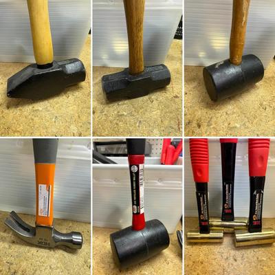 Collection Of Hammers And Mallets