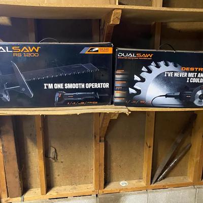 New In Box Dual Saw Model Rs1200 & Model Cs 650 Destroyer