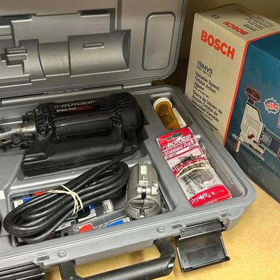 Rotozip Spiral Saw With Bits & Bosch Jig Saw