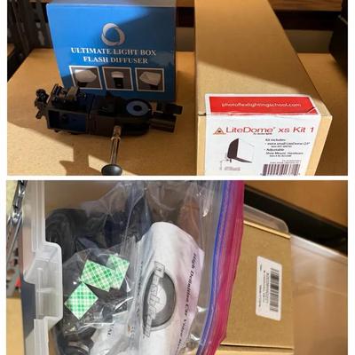 Camera Filters, Light Box, Camera Batteries, Accessories 