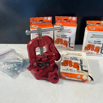 Bench Yoke Vise & New Pony Clamp Fixtures 