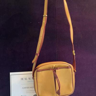 Cartier Authentic Leather Crossbody Must Line