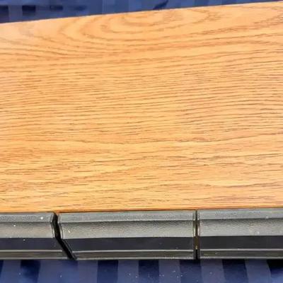 Vintage Wood Cassette Tape Storage Rack – Holds 30+ Tapes – Solid Wood Media Organizer 