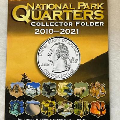 National Park Quarters Collectors Folder Complete With Quarters 