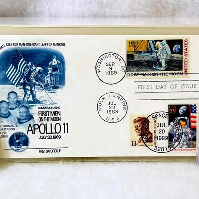 "Apollo 11" Commemorative Silver Coins and Stamps