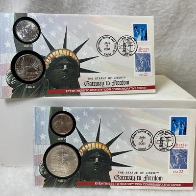 Statue Of Liberty Gateway To Freedom Commemorative Covers