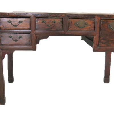 Sale Photo Thumbnail #18: Late Qing Era Chinese Elm Desk