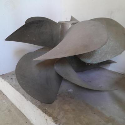 Sale Photo Thumbnail #16: Man cave worthy brass Yacht propellers