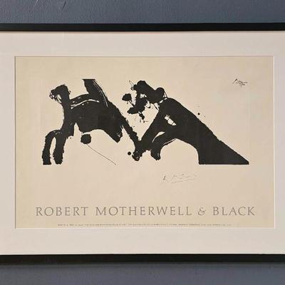 Sale Photo Thumbnail #7: Signed Robert Motherwell