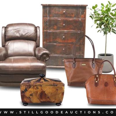 Sale Photo Thumbnail #5: A little something for Everyone! Sterling silver, Emile Henry, Le Creuset, Williams Sonoma, Hermes perfume, Barbie, Cuisenart, bookcases, antiques, Wedgwood, Elfa storage systems, Sony, Canon, Stamp collection, Spode blue Italian, Vaseline Glass, Containe