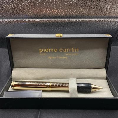 Pierre Cardin Gold-Tone Vintage Luxury Pen with Original Presentation Box