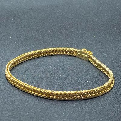 14K Gold Link Bracelet - Rare Vintage Henry Dankner - Mid-Century Estate