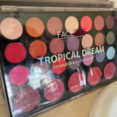 Makeup bathroom area