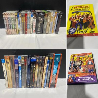 Collections Of DVD’s & Blue Ray Includes Signed By The Cast Copies Of Baldknobbers & Presleys