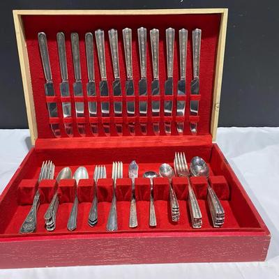 Vintage Silverware Sets Includes Stainless & Silver Plate 