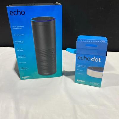 Amazon Alexa Echo & Echo Dot New In Box