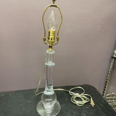 Simon Pearce Glass Lamp