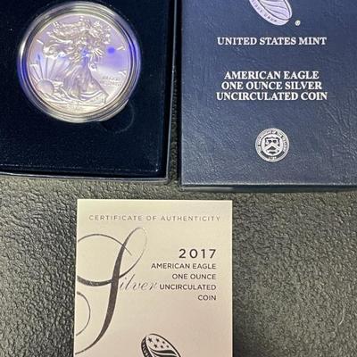 American Eagle Silver Uncirculated Coins
