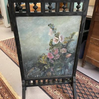 Painted Fireplace Board