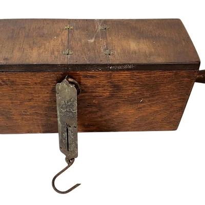 Vintage Masonic Blackball Voting Box & Spring Scale
