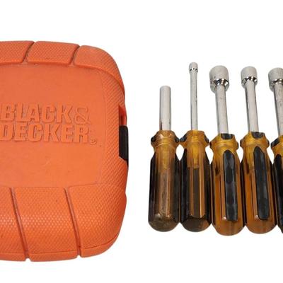 Nut Driver Sockets and Interchangeable Bit Set