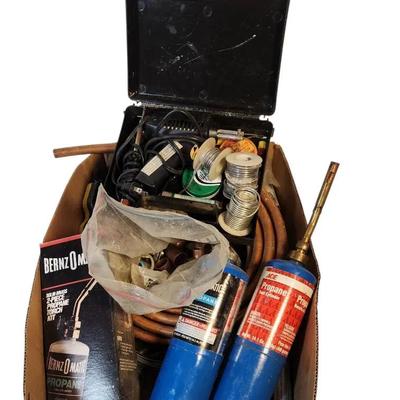 Saudering Tools, Propane Torch, Copper Pipe, Copper Connectors, Plumbing Linez