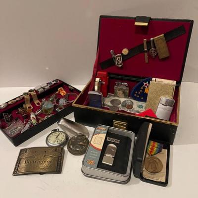 Vintage Men’s Accessories & Memorabilia — Cufflinks, Pocket Watches