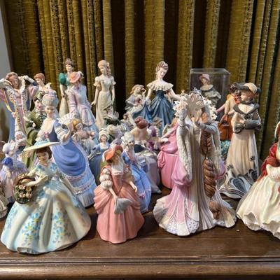Porcelain Ladies of Lace & Victorian Grace