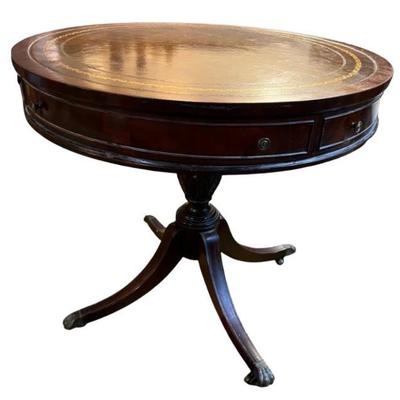 Imperial Genuine Mahogany Drum Table