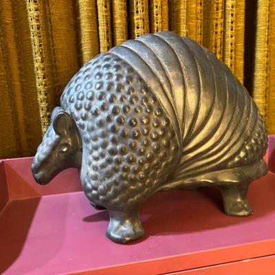 Unique Ceramic Armadillo Marked Calif USA 99