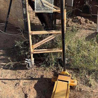 Tall Painting Scaffold And Car Jack Lift