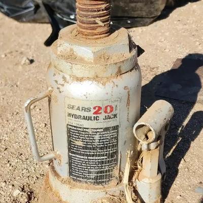 Sears 20 Ton Hydraulic Car Automobile Jack