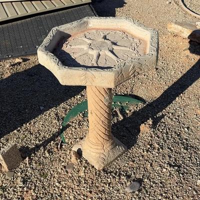 Stone Bird Bath