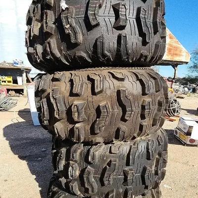 Set of 4 Kenda Bear Claw EX Tires - AT25x11-10, Nylon, Matching