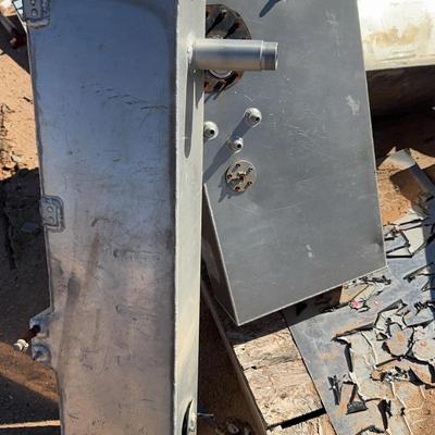3 Large Metal, Aluminum Fuel Tanks - Different Sizes