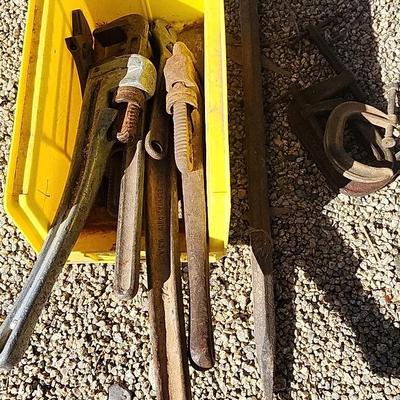 Heavy Duty Large Wrenches And Clamps - 1 Stake, Varying Sizes