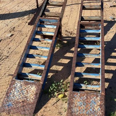 Heavy Duty Steel Loading Ramps - Car, Trailer, Truck